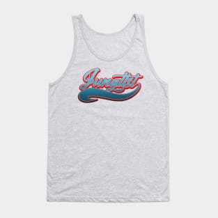 Team Junglist Tail Red and Blue Tank Top